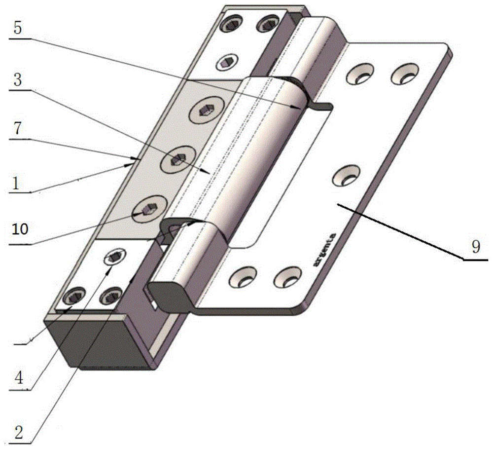 一種3d可調節防火鉸鏈的製作方法