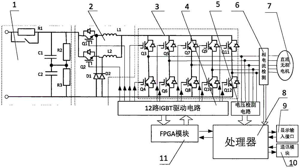 一種高可靠性無刷直流電機驅動及無位置控制系統的製作方法