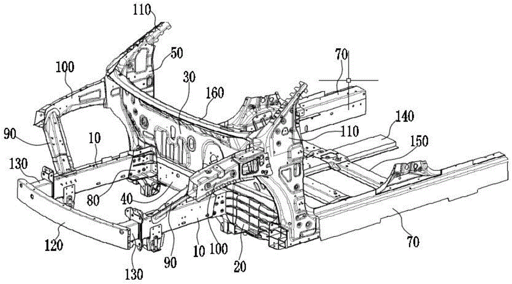 汽车骨架构造图详解图片