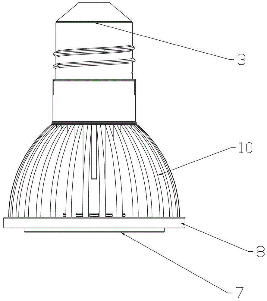 一种led紫外线节能爬虫灯的制作方法