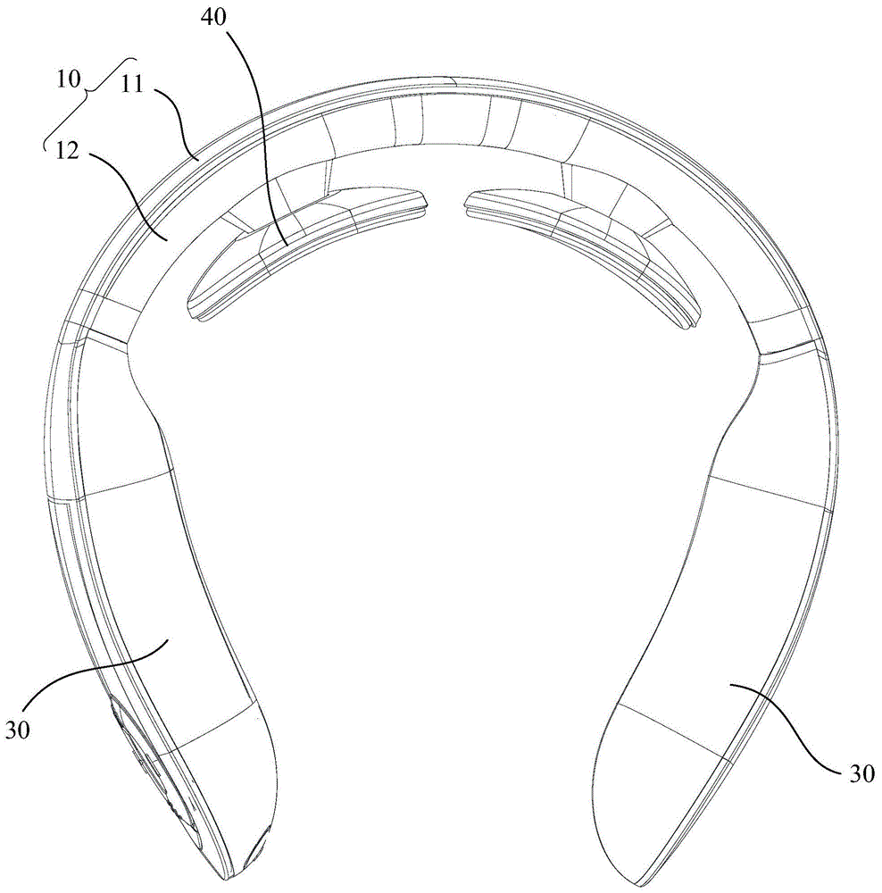 颈椎按摩仪结构图图片