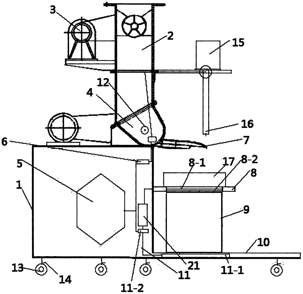 水泥包装机结构图图片
