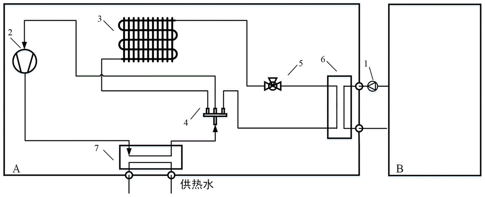 一種基於液體過冷熱回收除霜技術的空氣源熱泵的製作方法