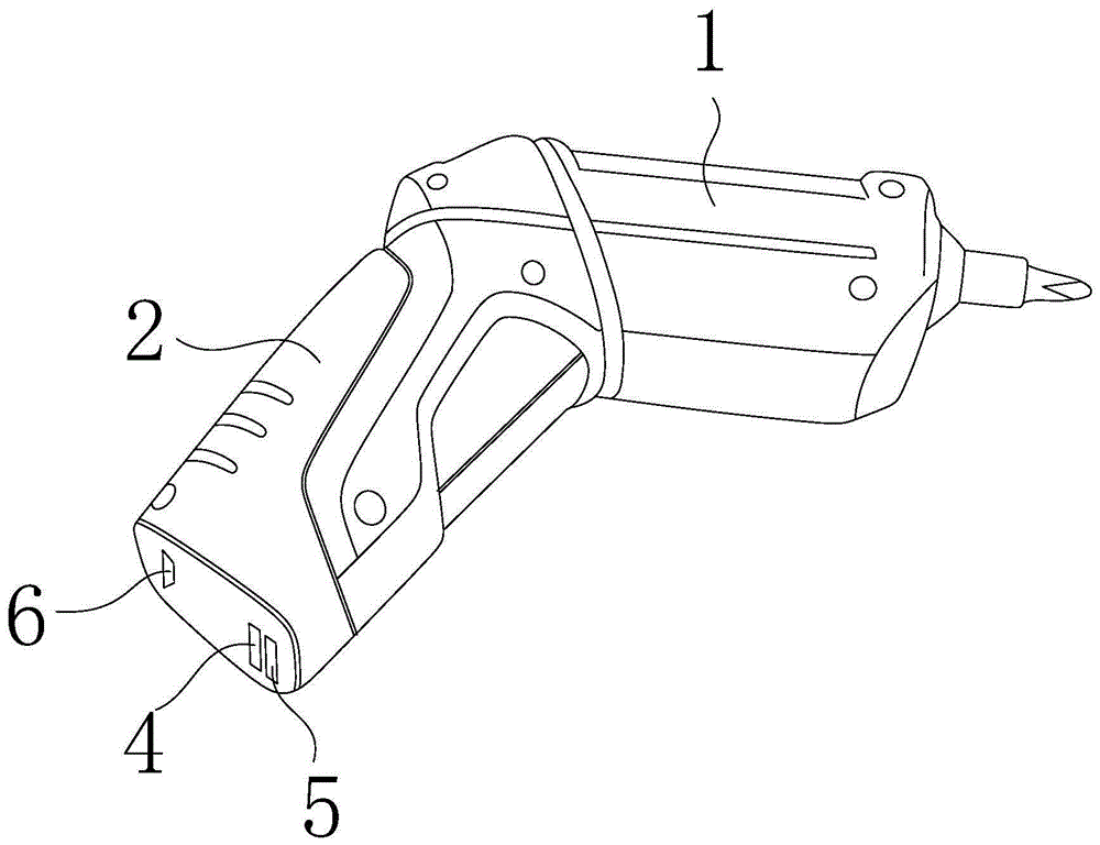 电动螺丝刀装配图图片
