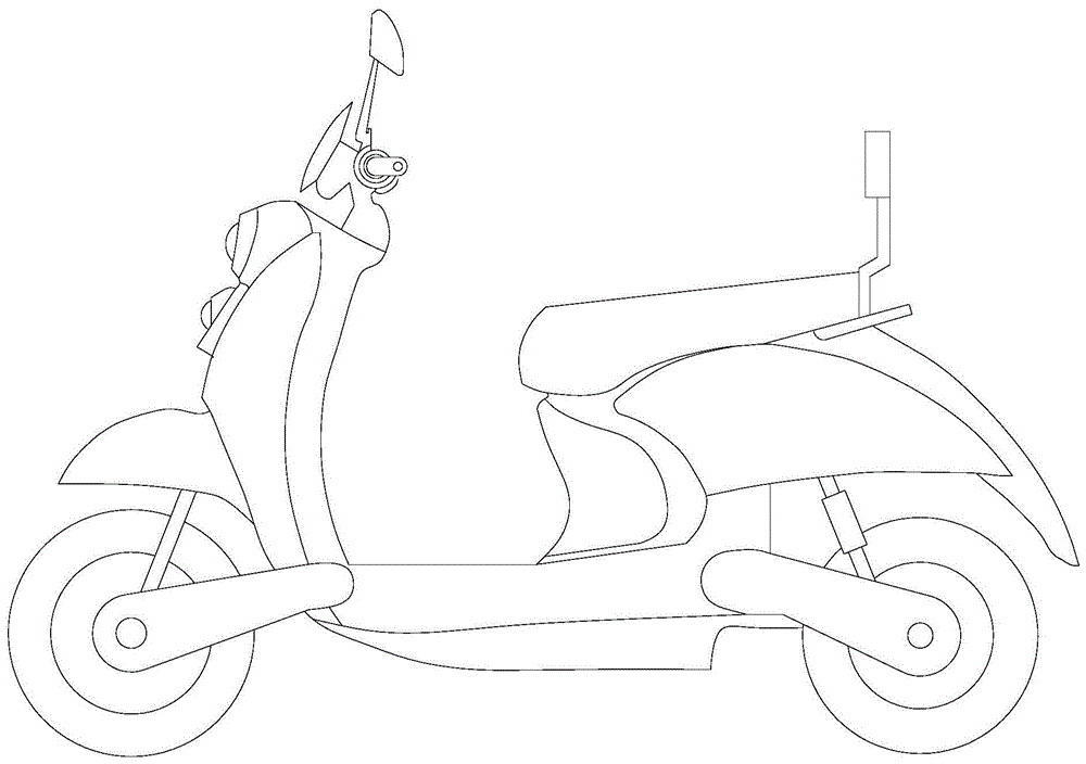 电动车简化图图片