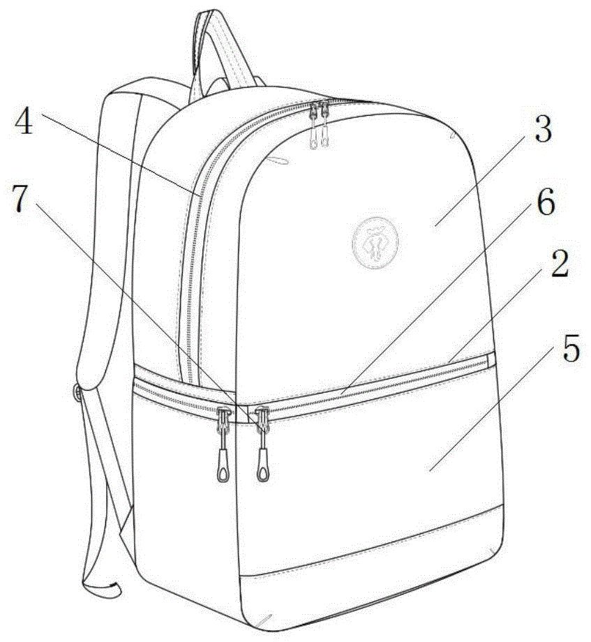 一種新型雙肩包的製作方法