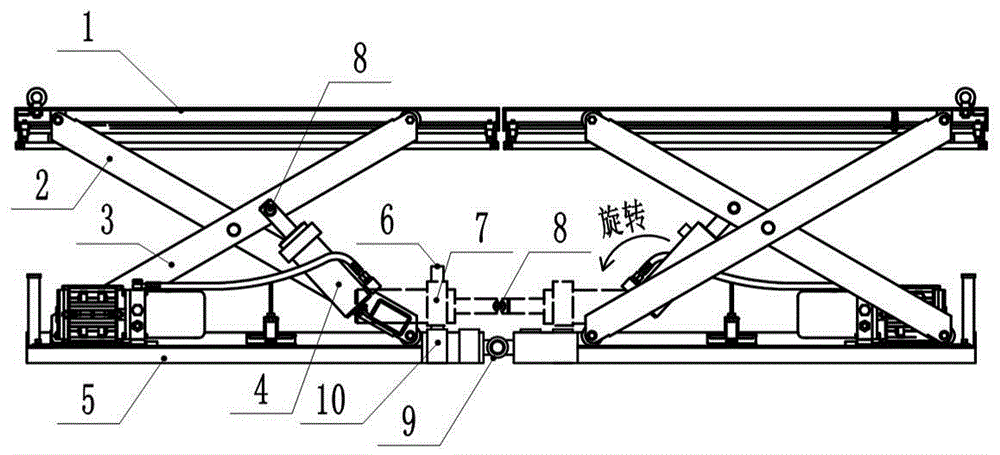 剪叉升降台结构图解图片