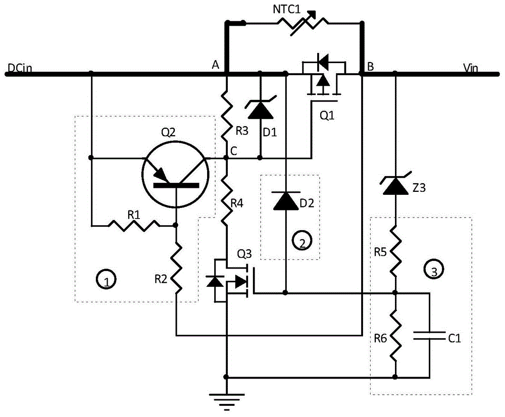 一種帶栓鎖控制的輸入浪湧保護電路的製作方法