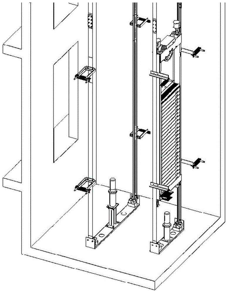 电梯井导轨安装示意图图片