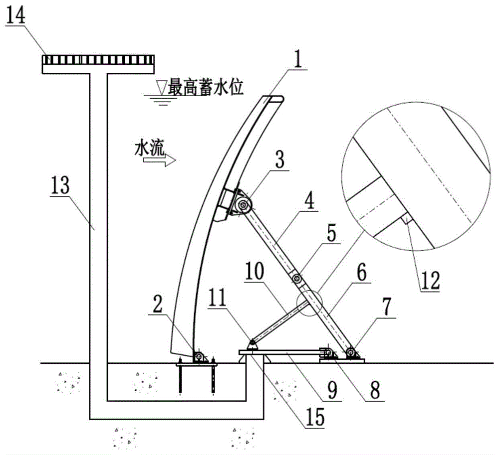 叠梁闸门原理图片