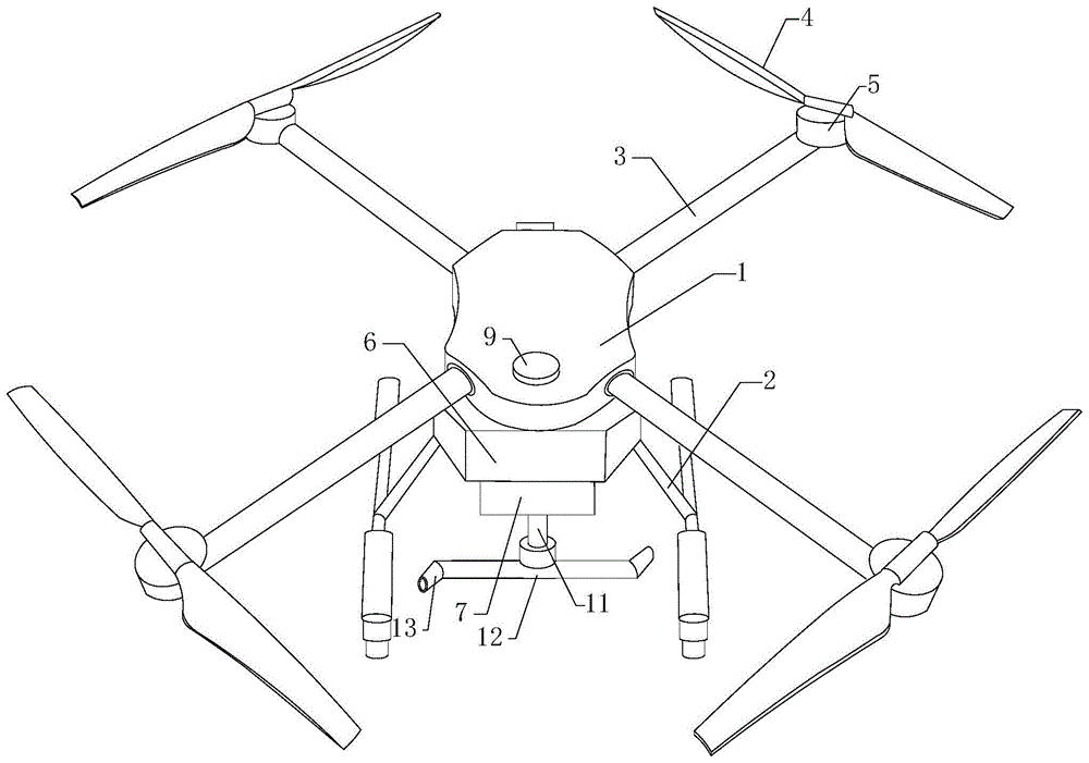 一种可用于喷洒农药的无人机的制作方法