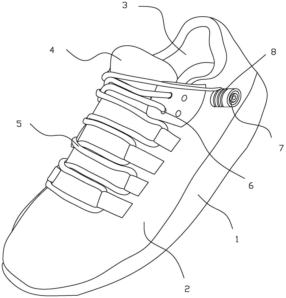 系鞋带鞋子简笔画图片