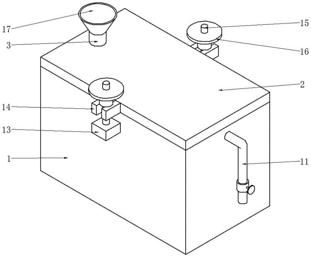 一种化学涂料沉淀箱的制作方法