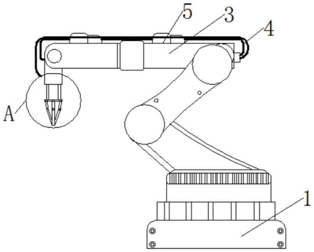 机械手臂结构简图图片