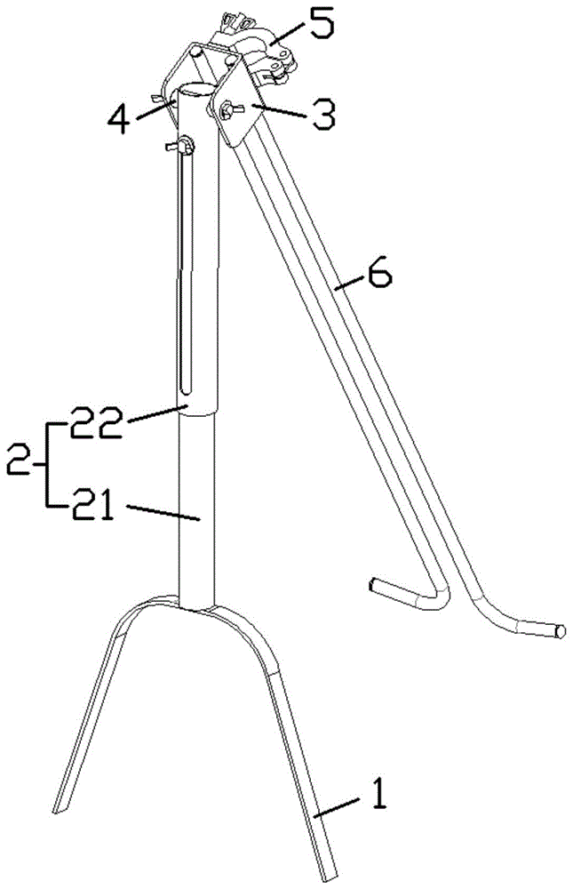 一種煙槍支架的製作方法