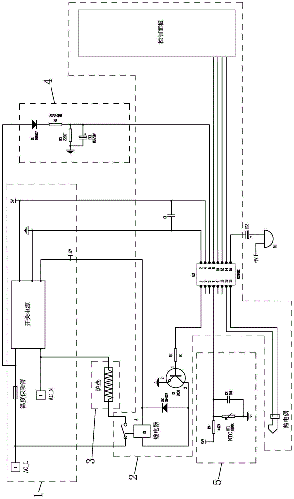 电陶炉工作原理线路图图片