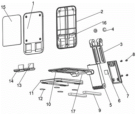 手机支架拆解图图片