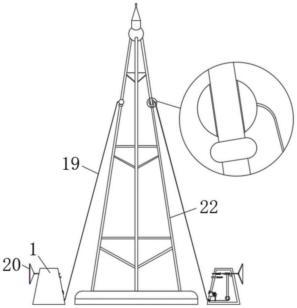 一種物聯網用信號塔抗風補強組件的製作方法