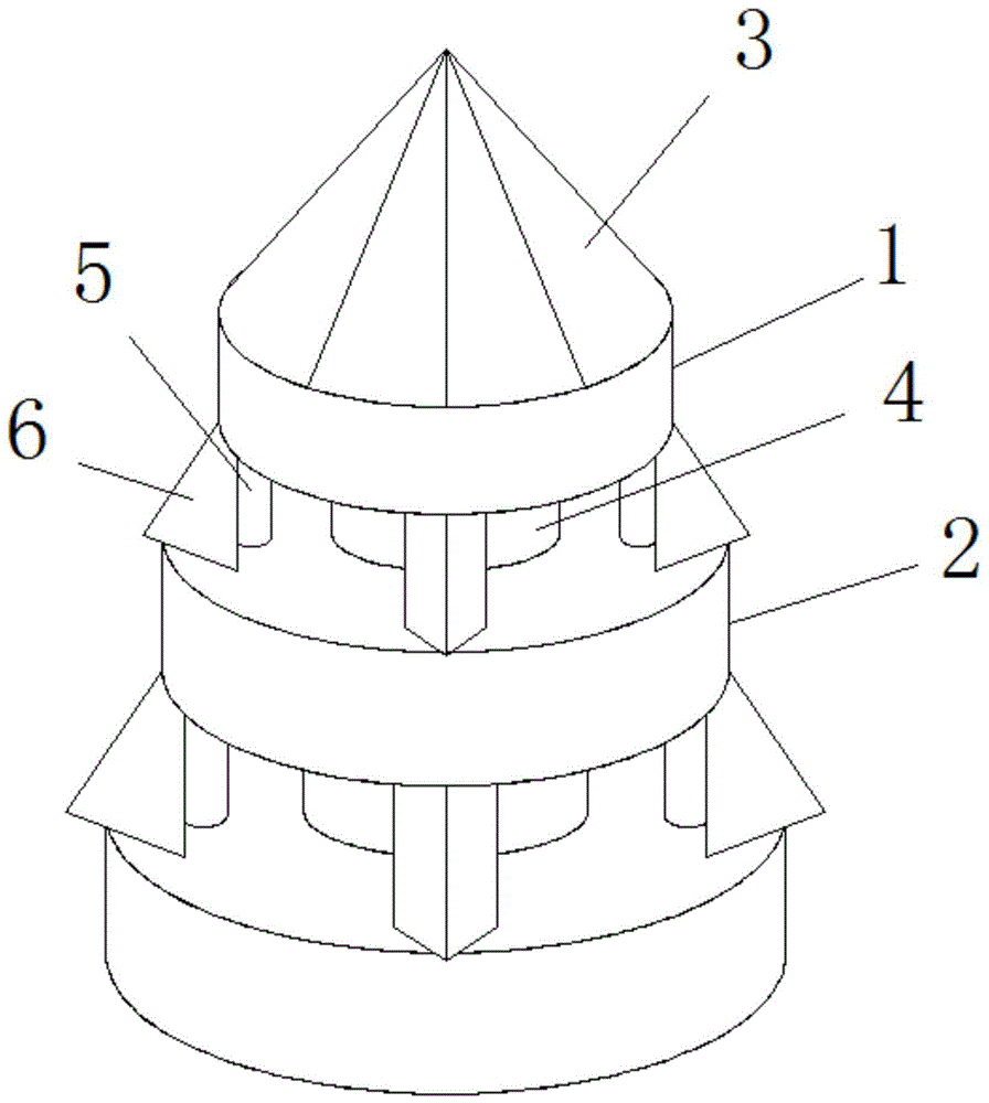 一种抗震防风塔状高层建筑结构的制作方法