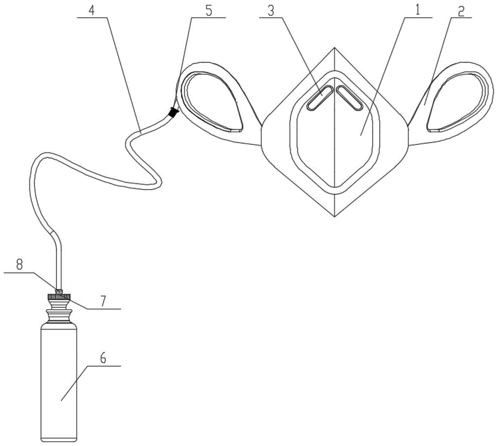 一種吸氧口罩的製作方法