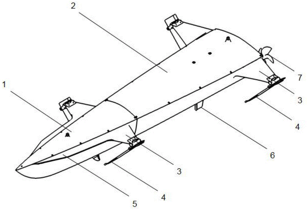 水翼船水翼结构图纸图片