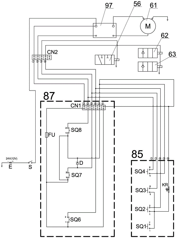 一种车辆尾板控制电路模组的制作方法