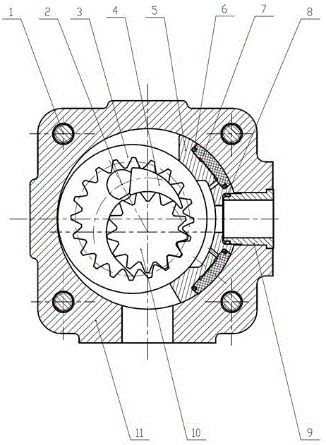 内啮合齿轮泵的制作方法