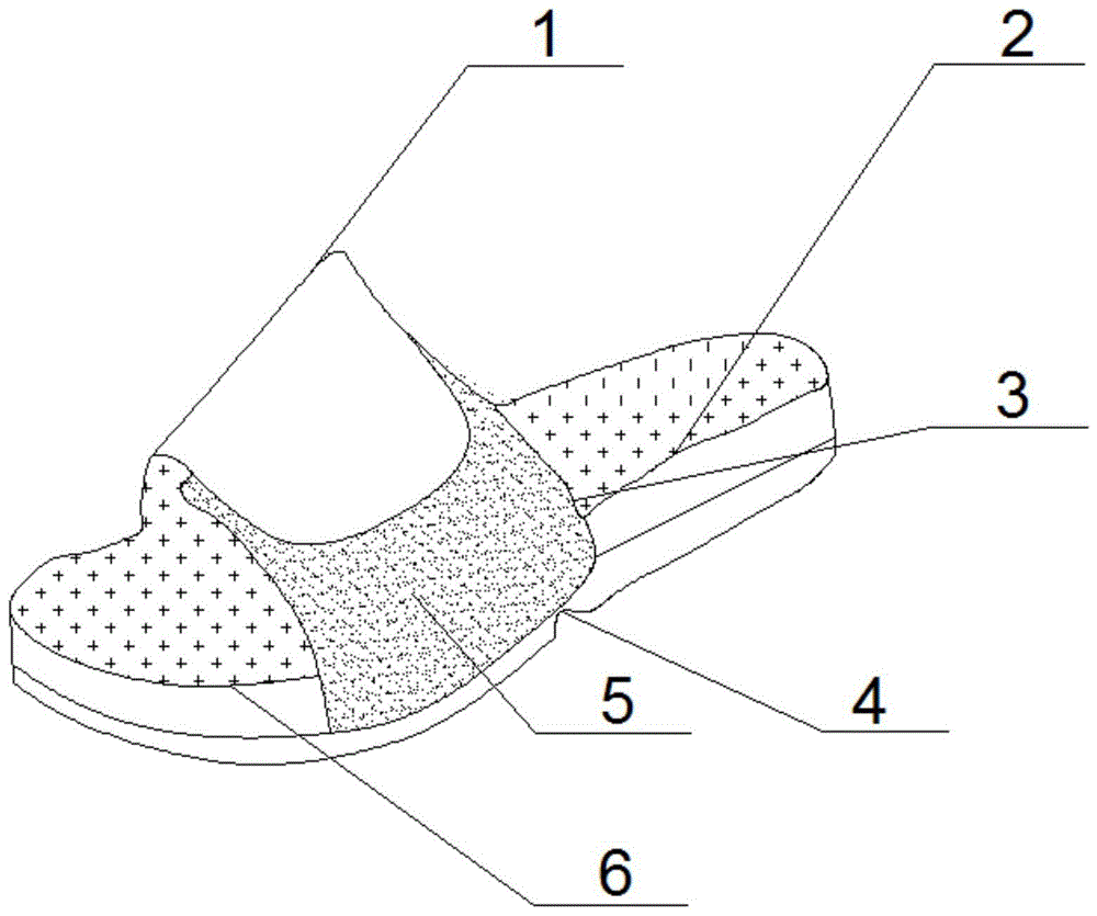 一种可折叠拖鞋的制作方法