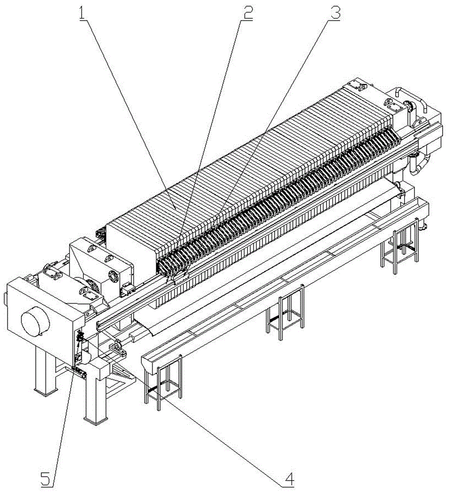 板框式压滤机结构简图图片