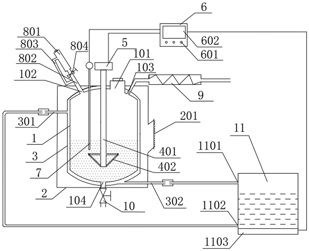 间歇反应釜工艺流程图图片