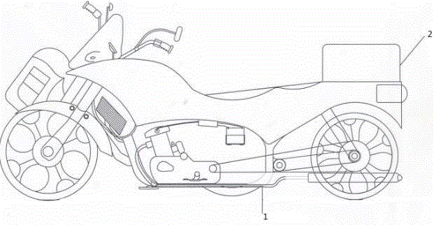 边三轮摩托车结构图片