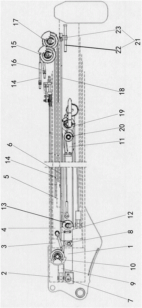 随车吊臂伸缩排绳原理图片