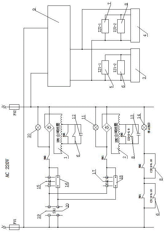 高壓電機換相電路的製作方法