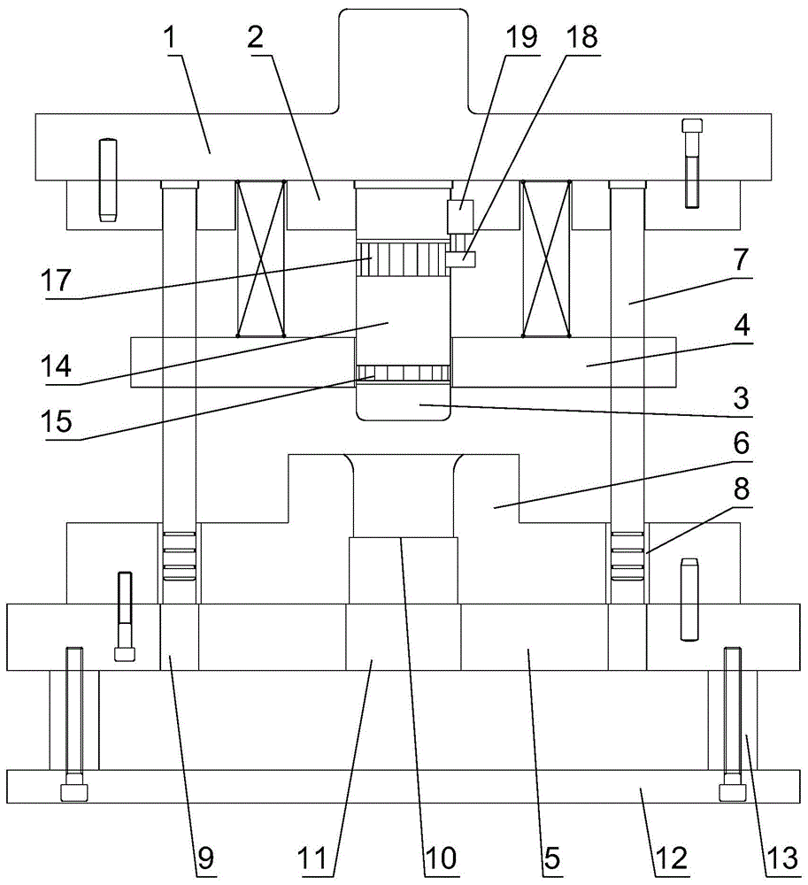 一种去毛刺冲孔模具的制作方法