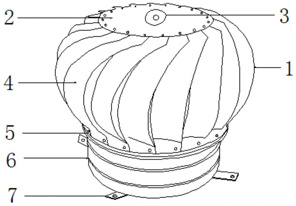 圆锥形风帽结构图图片