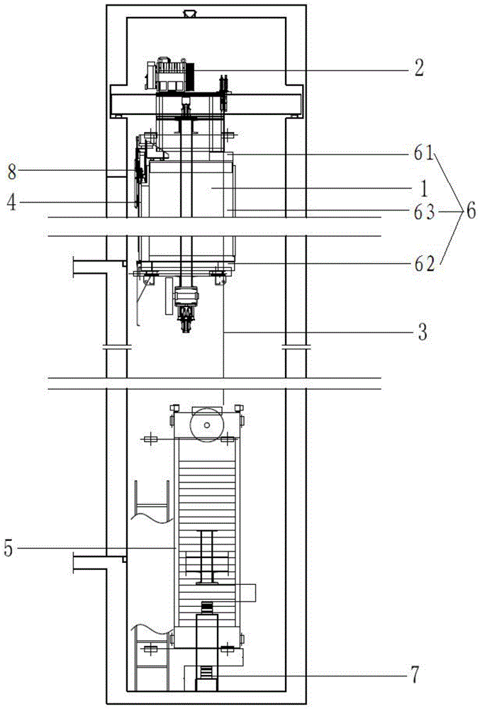 一種無機房貨梯的製作方法