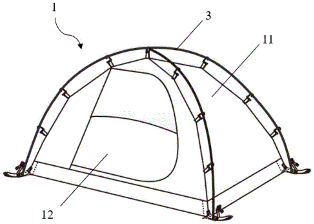 军用帐篷内部结构图图片