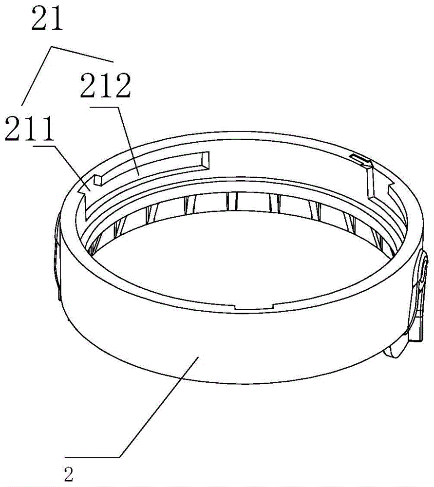 一种旋扣结构和灯具的制作方法