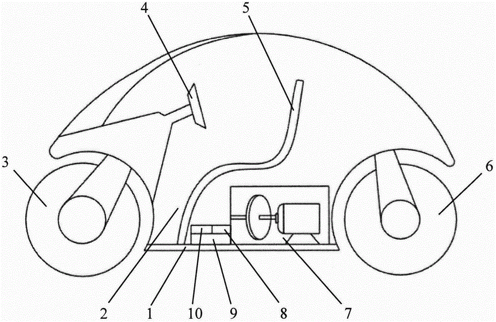 一種異軸兩輪自平衡車的製作方法