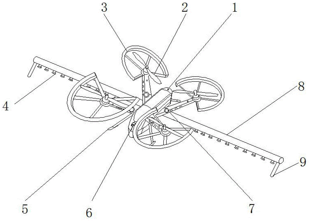 一种用于农药喷洒的无人机的制作方法