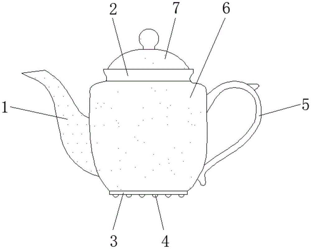 背景技术:陶瓷茶具,主要是以有高岭土,紫砂泥等原材料烧制而成的泡饮