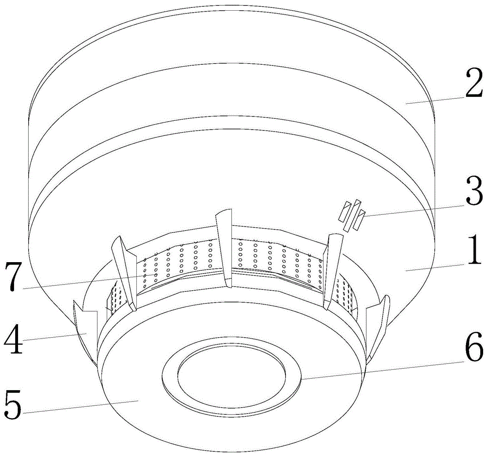 烟雾报警器结构图片
