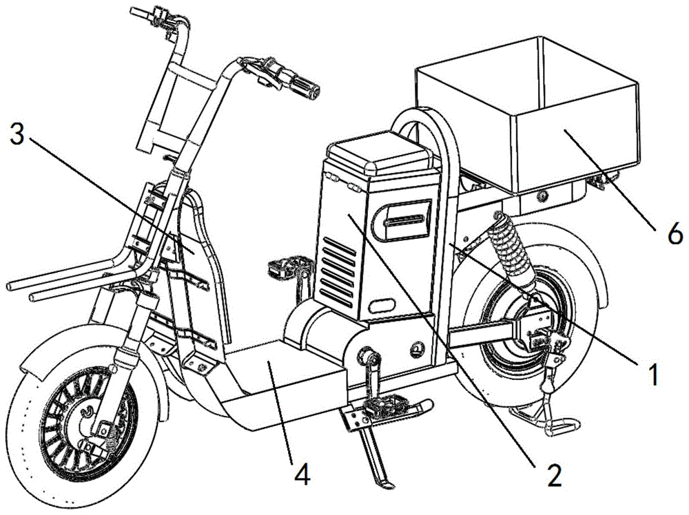 具有金屬外飾件和電池倉的電動車的製作方法