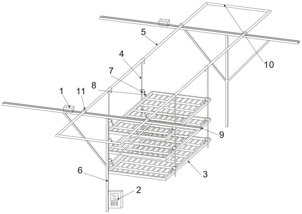 一种悬挂平移式蚕架的制作方法