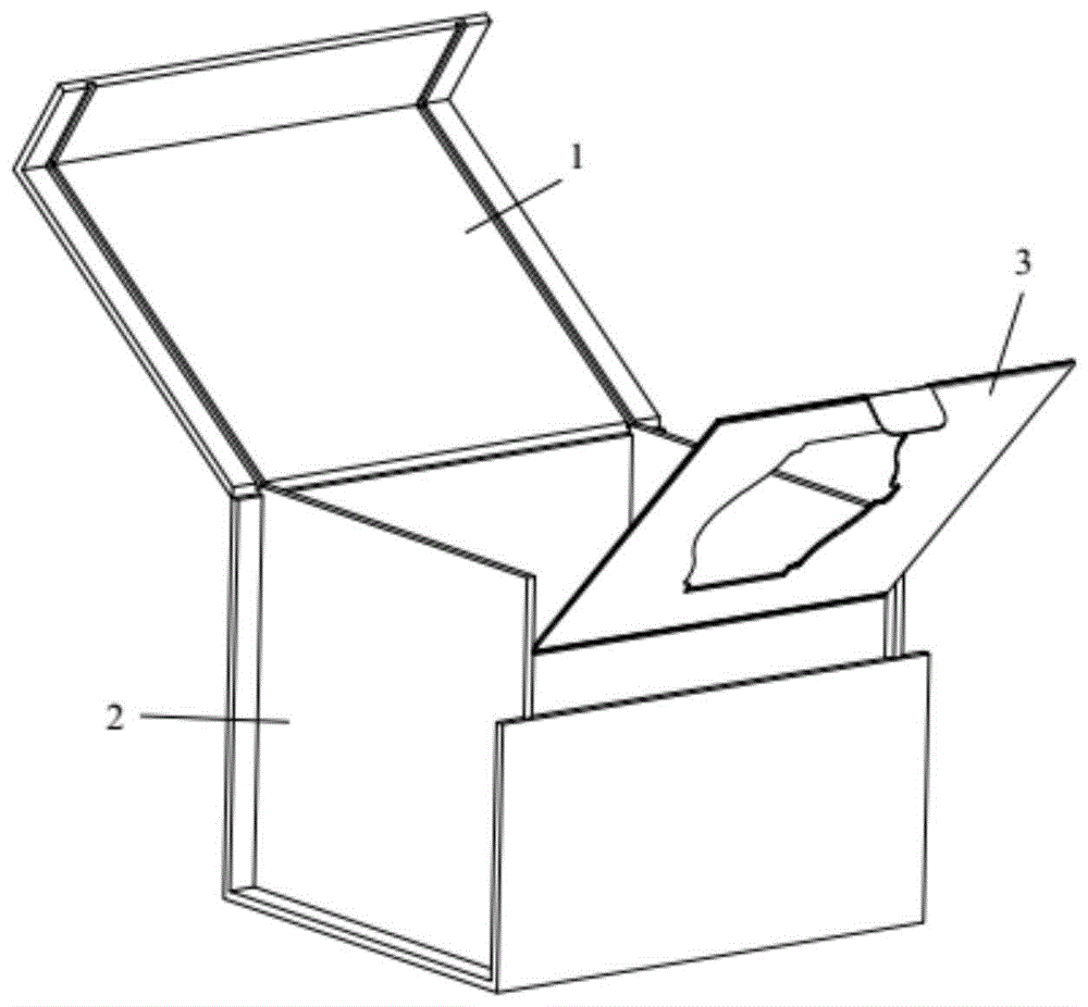 背景技术:目前,市面上现有的翻盖盒型的结构,主要有两种实现方式,一种
