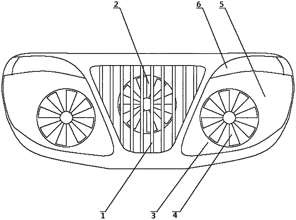 一種車輛的空氣阻力和尾氣動力回收利用系統的製作方法