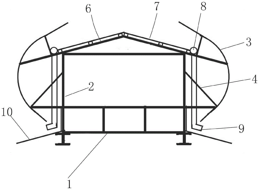 钢结构气楼结构示意图图片