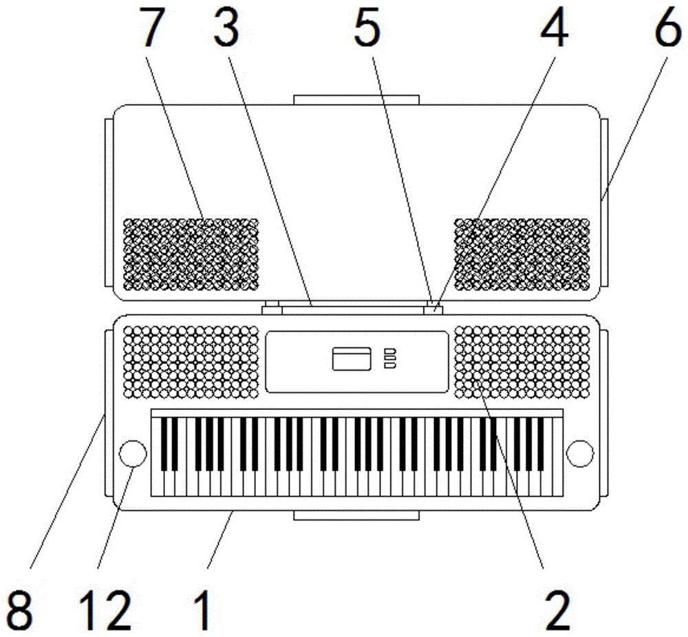 音乐教学用电子琴的制作方法