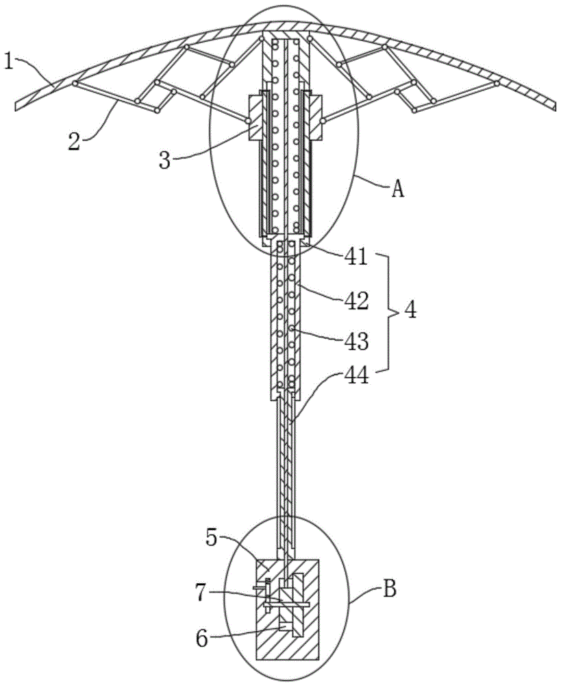自动伞原理结构图图片