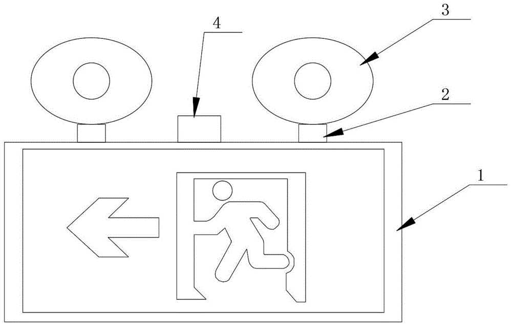安全出口指示灯原理图图片